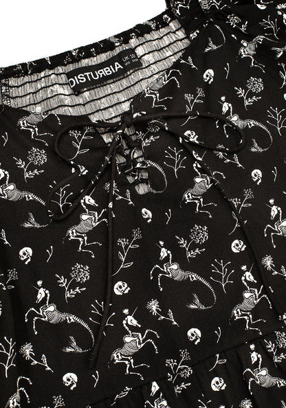 MAKEBELIEVE LACE UP MIDI DRESS