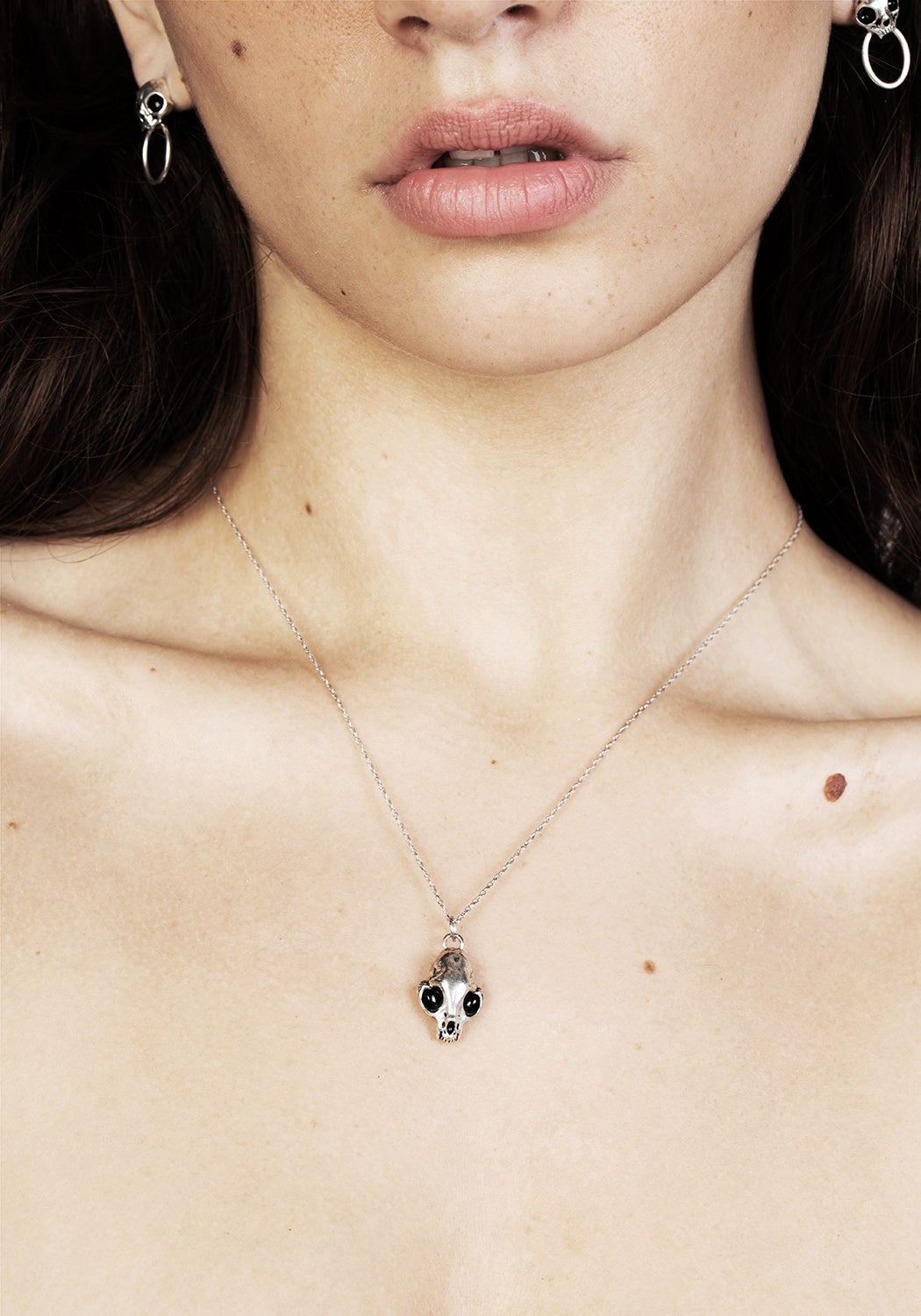 Sphynx Silver Pendant Necklace