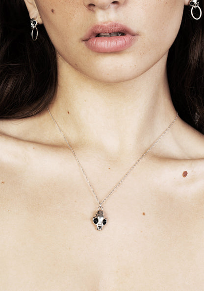 Sphynx Silver Pendant Necklace