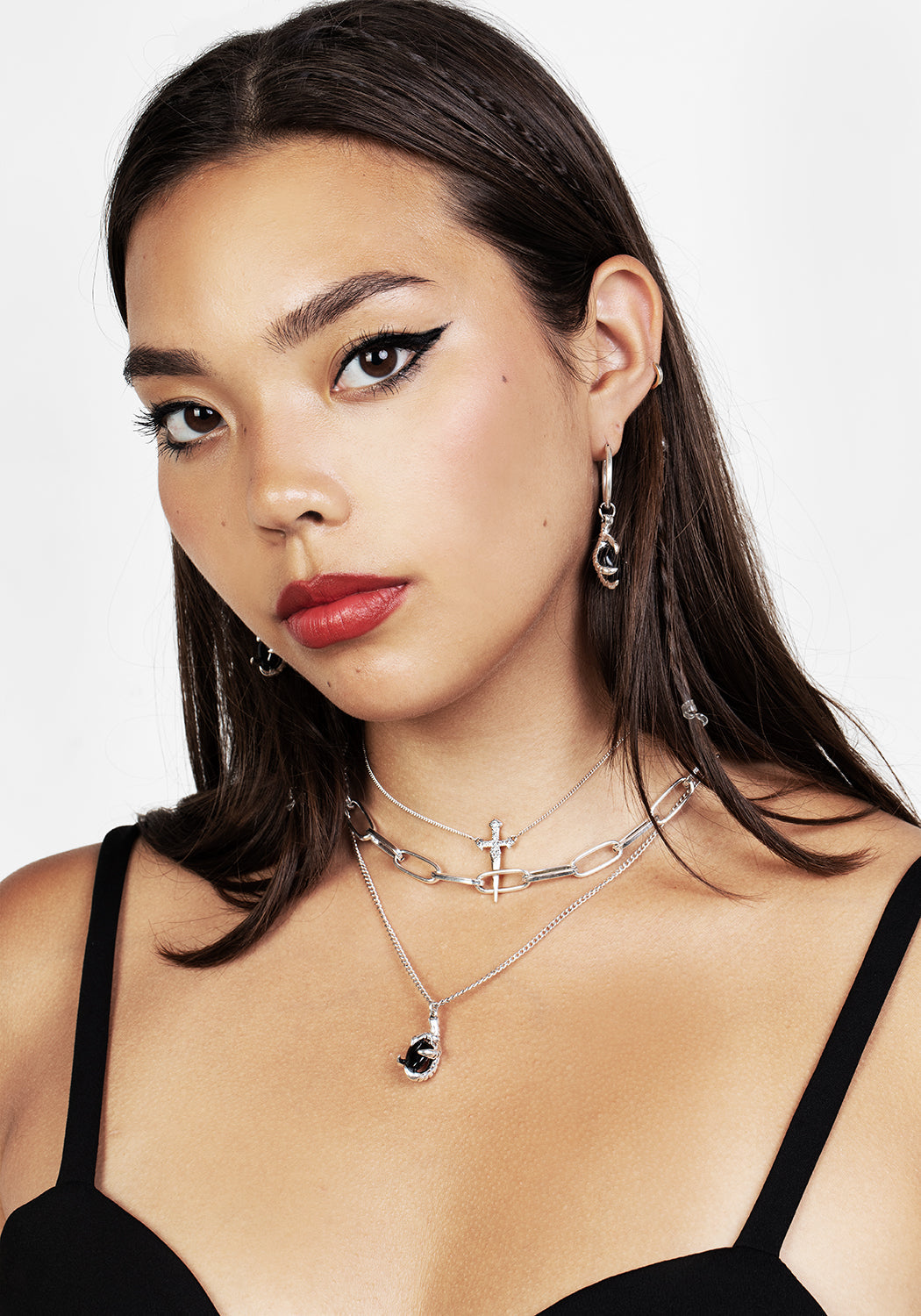 Dragon Egg Multi-Chain Necklace