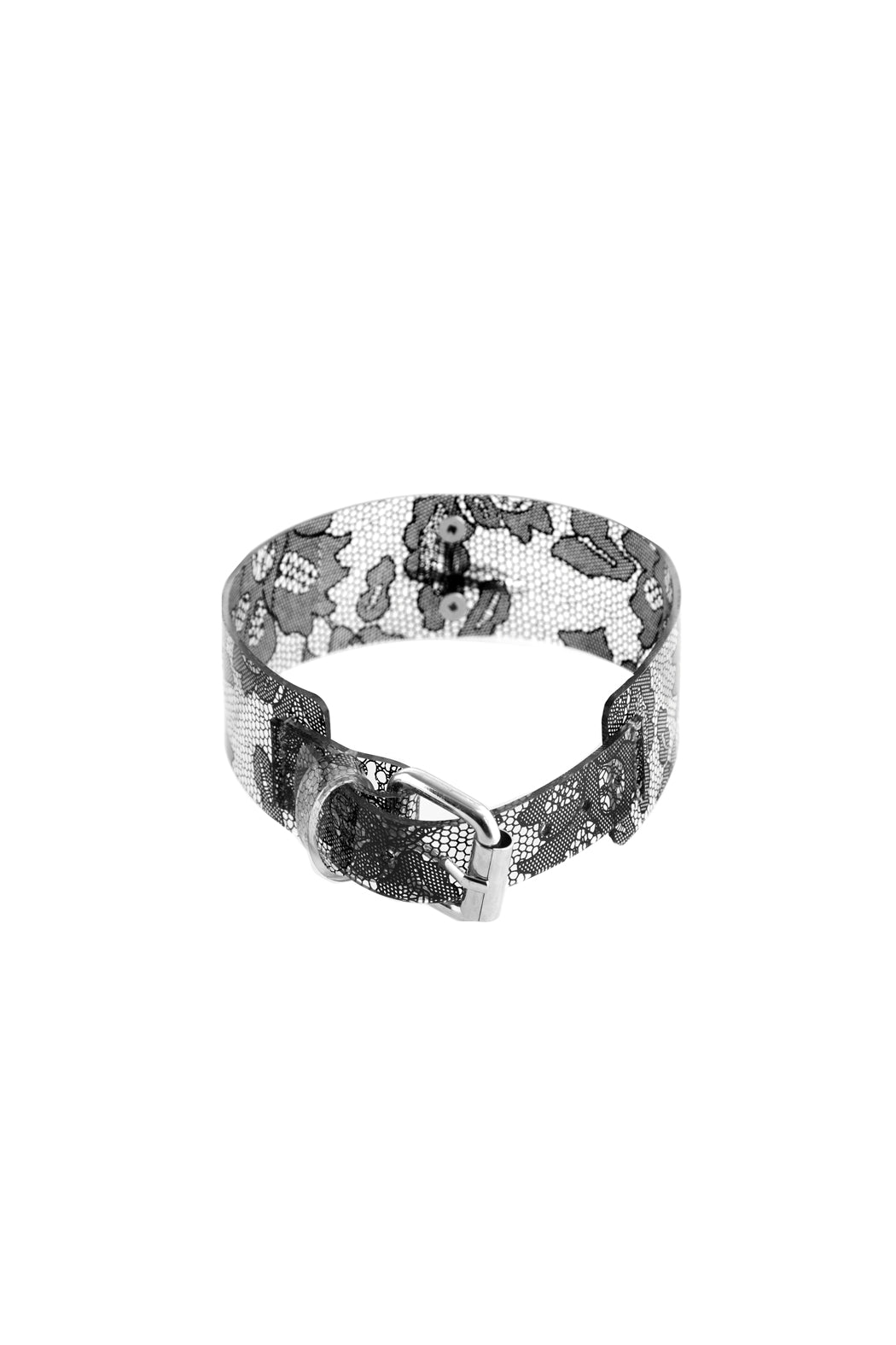 GOTHITA PU LACE CHOKER