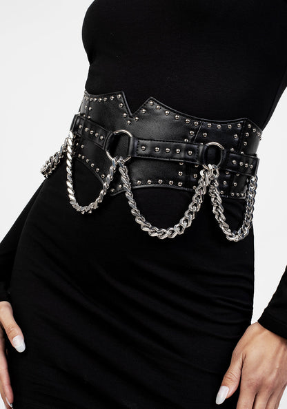 NADJA STUDDED WAIST BELT