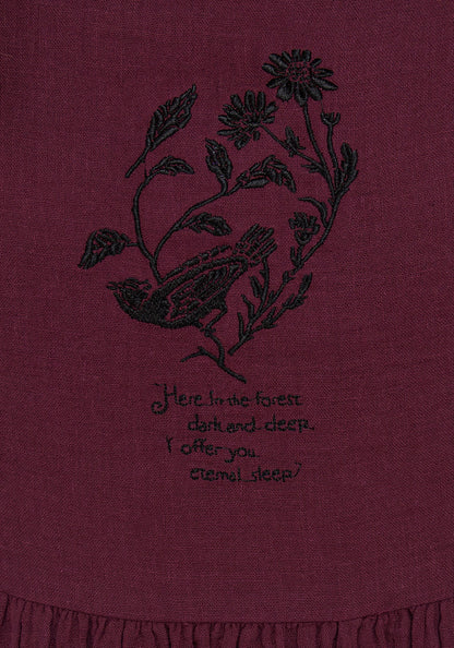 Frances Embroidered Cotton Mini Dress