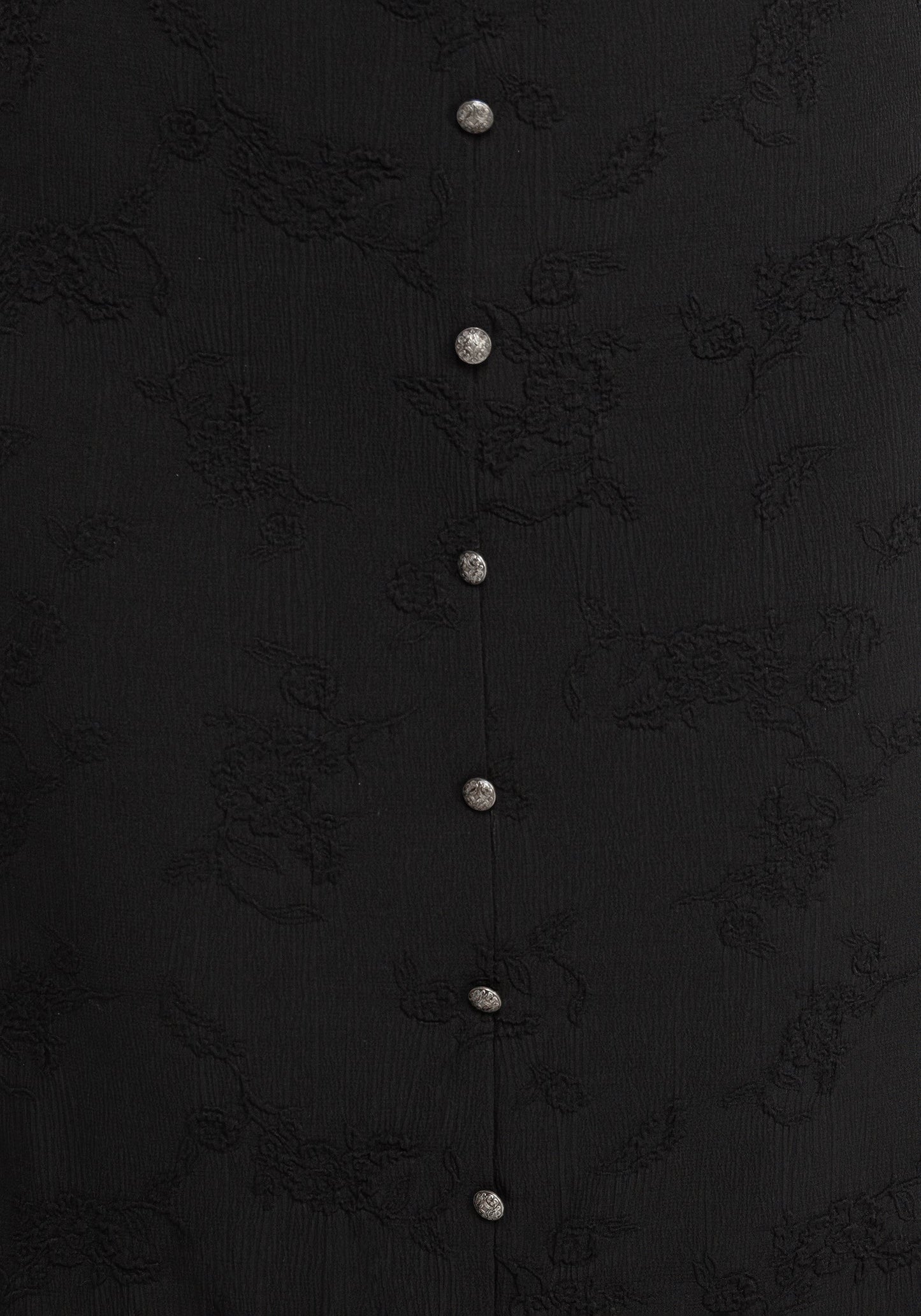 Medea Button Front Collared Midi Dress