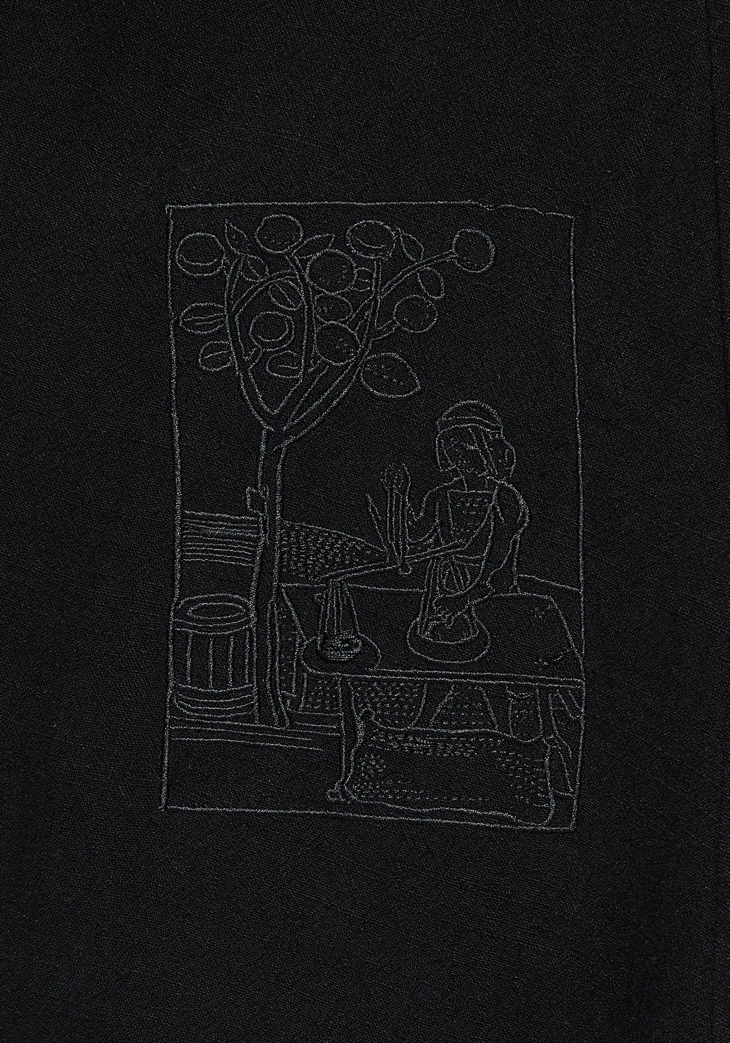 Mandrake Linen-Blend Embroidered Midi Dress