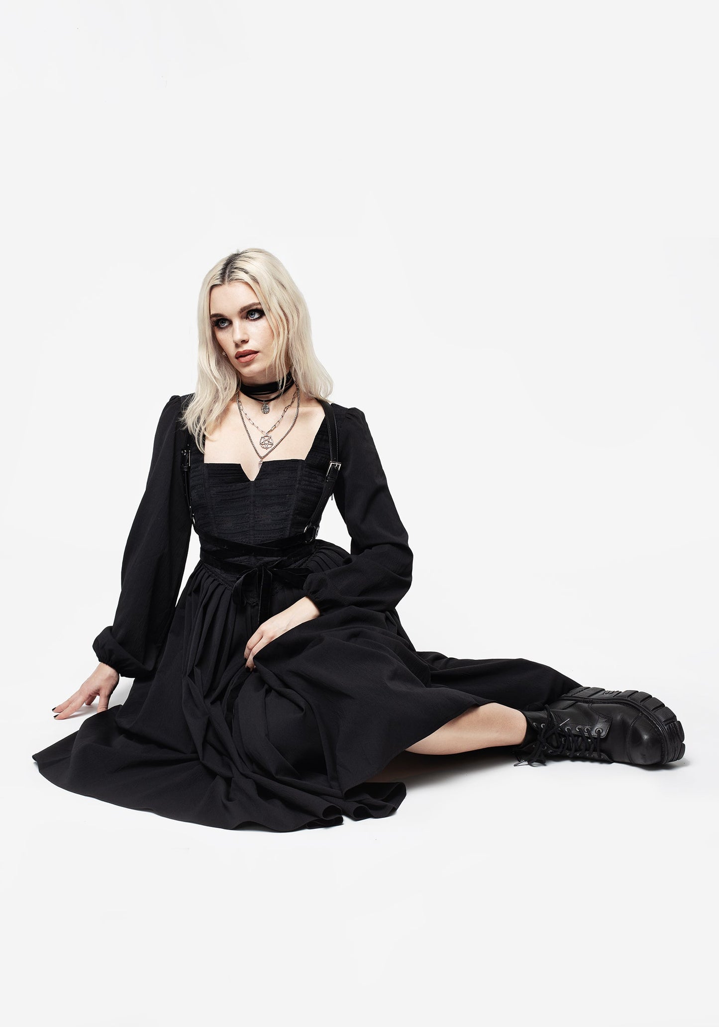 Mina Corset Midi Dress