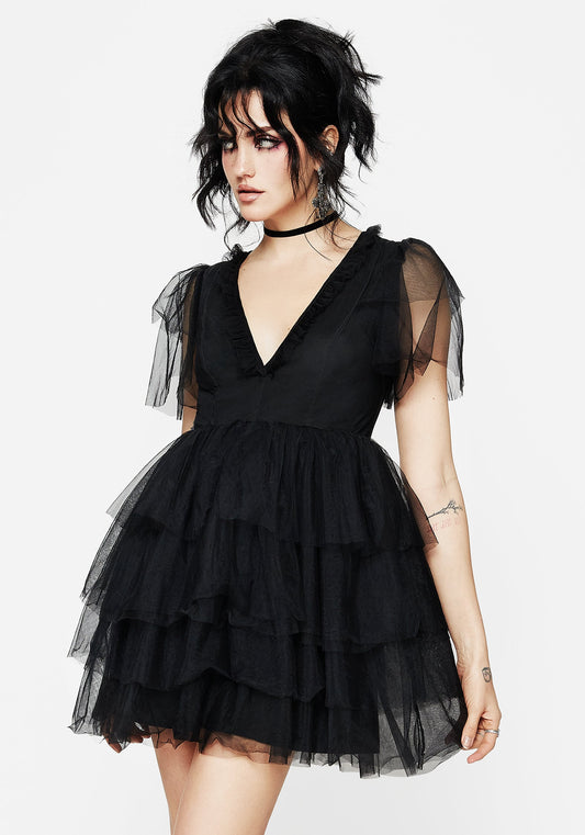 Krysta Tulle Mini Dress