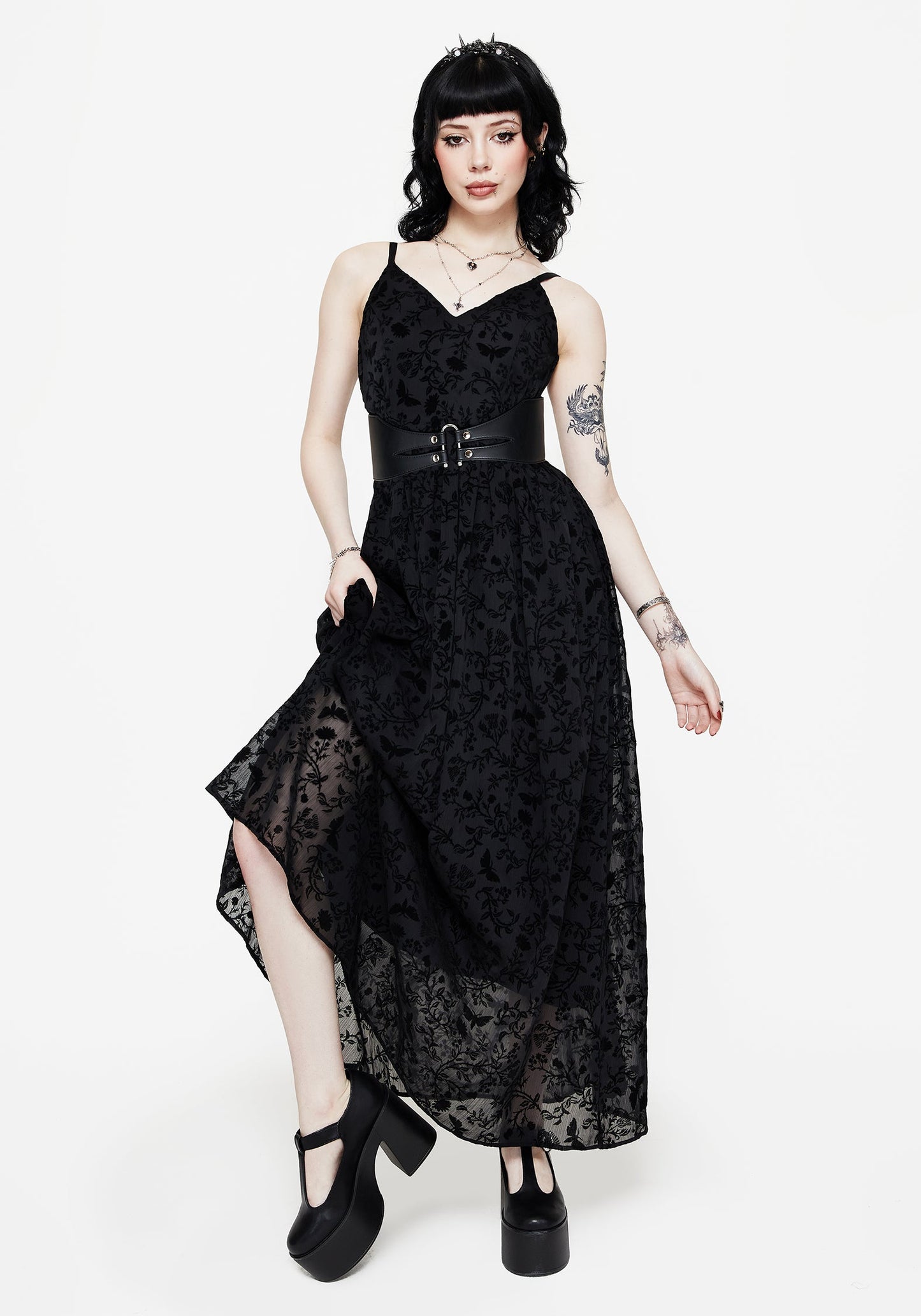 Chasm Oval Detail Waist Belt