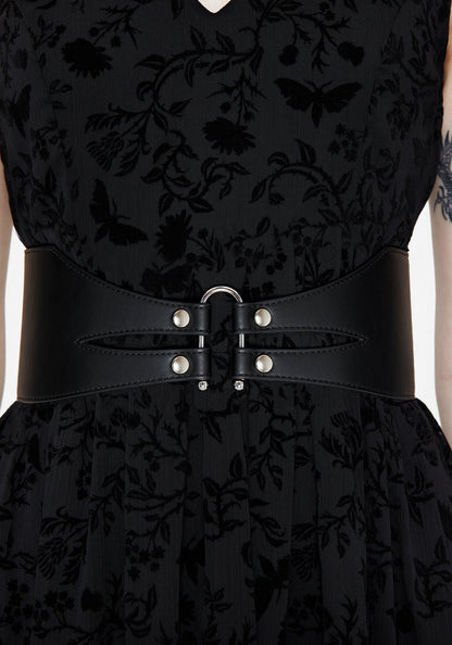 Chasm Oval Detail Waist Belt