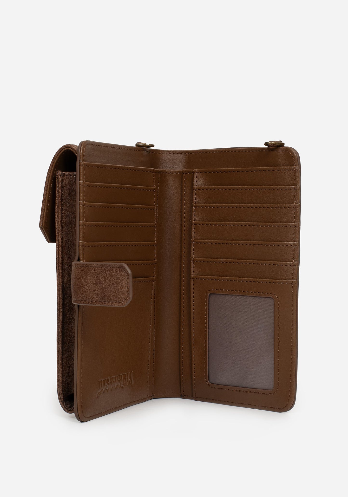 Fern Embroidered Crossbody Phone Bag