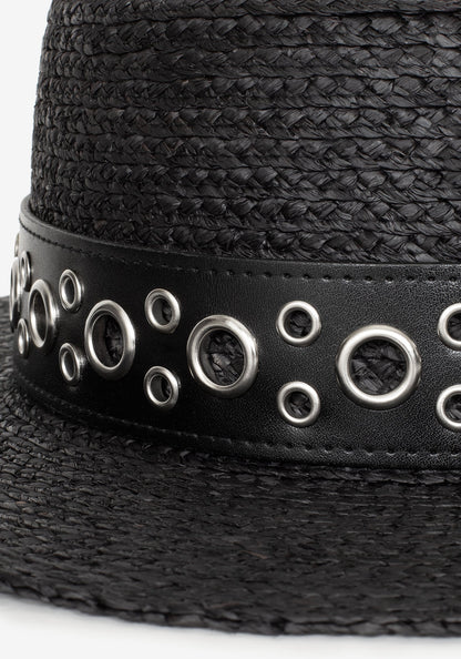 Banish Eyelet Belted Sun Hat