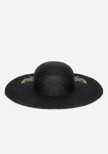 Osmunda Fern Embroidered Sun Hat