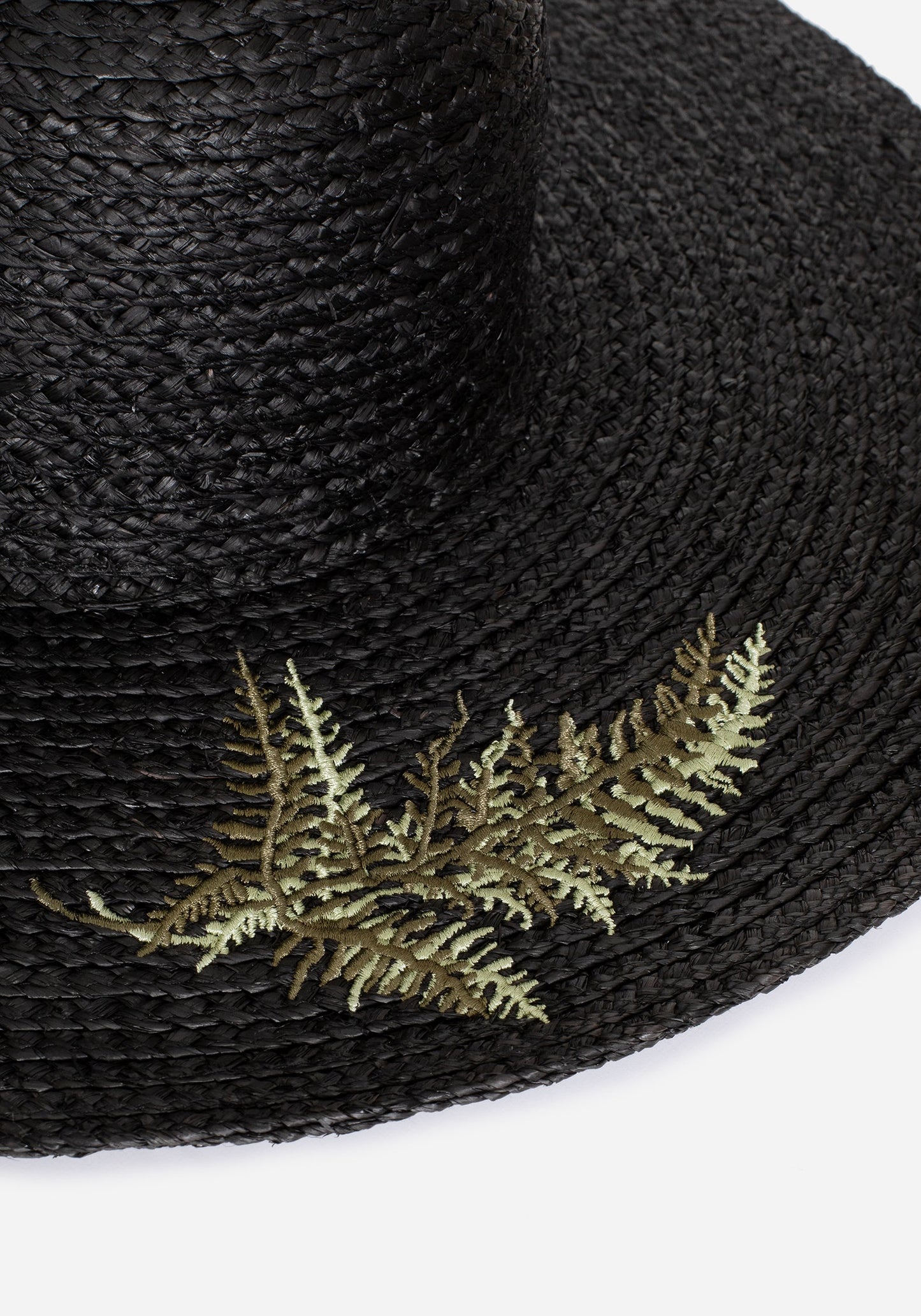 Osmunda Fern Embroidered Sun Hat