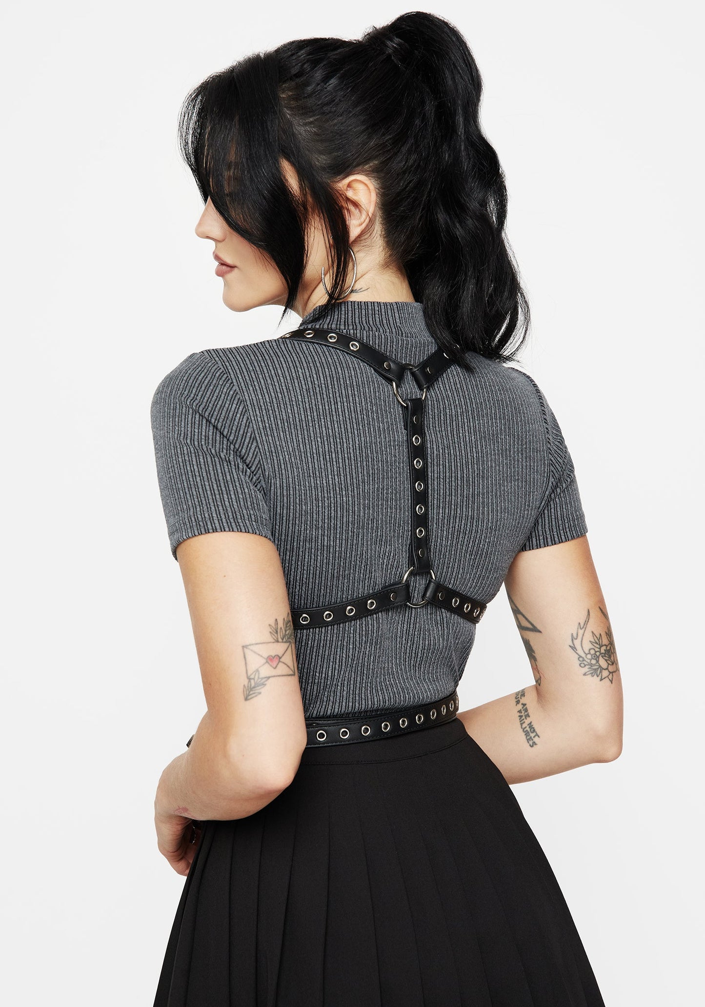 Rivet Eyelet Buckle Wrap Harness