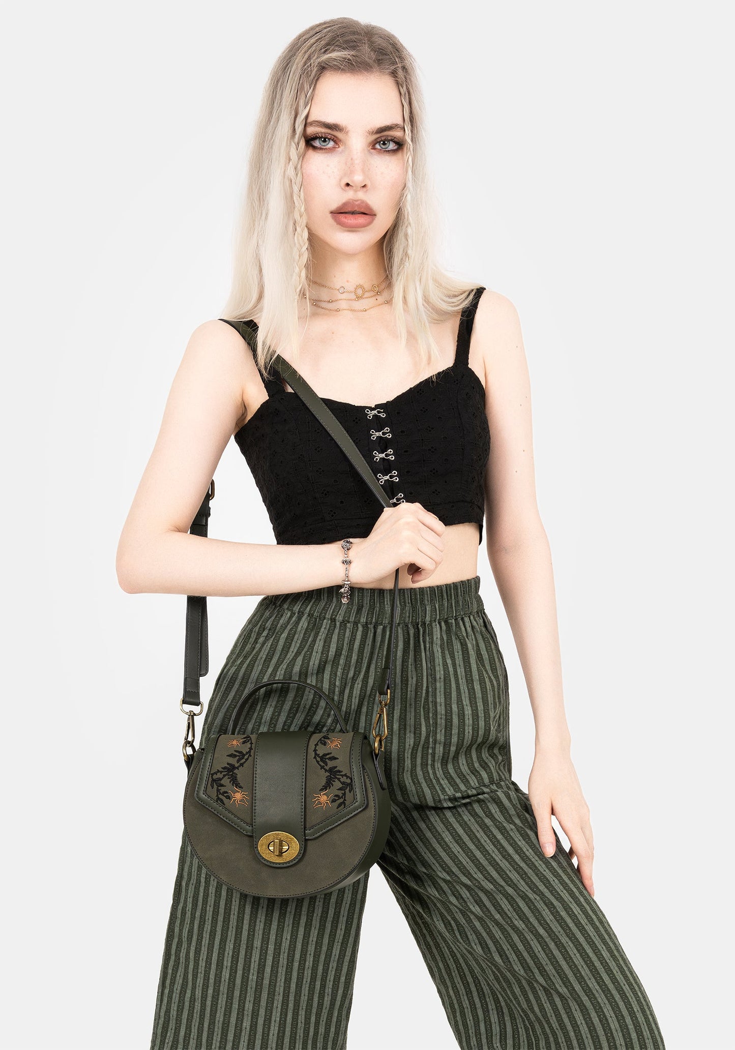 Alluvial Embroidered Crossbody Bag