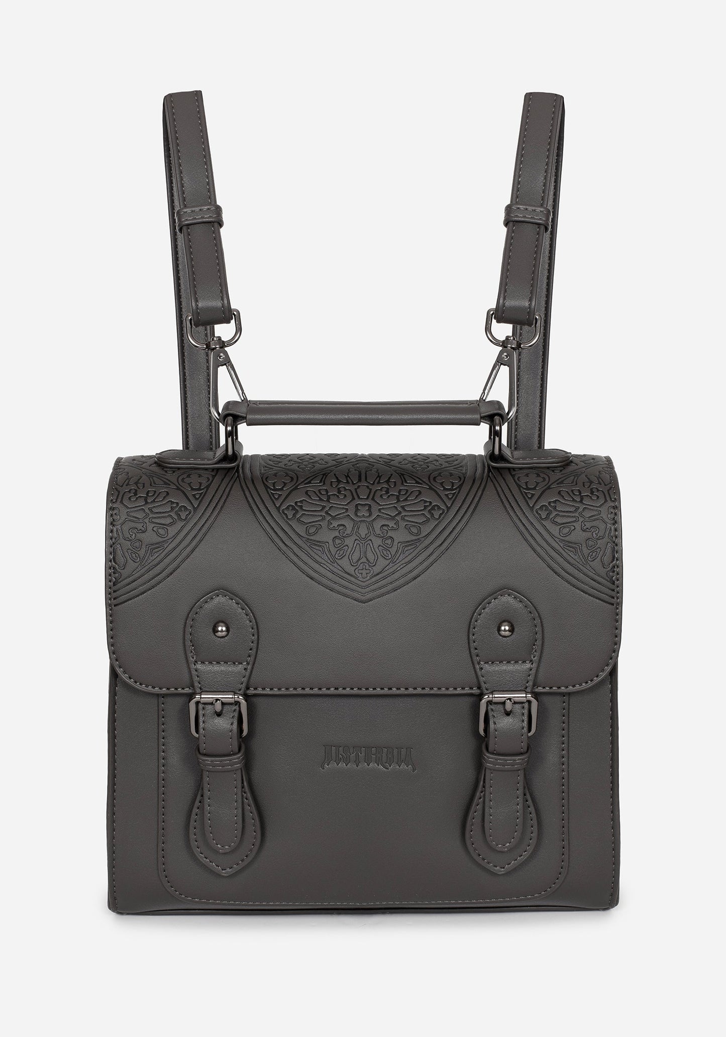 Esther Debossed Satchel Backpack