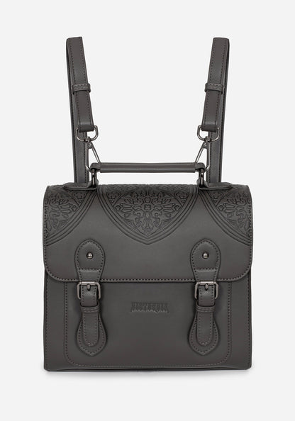 Esther Debossed Satchel Backpack
