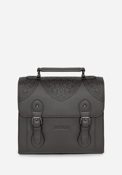 Esther Debossed Satchel Backpack