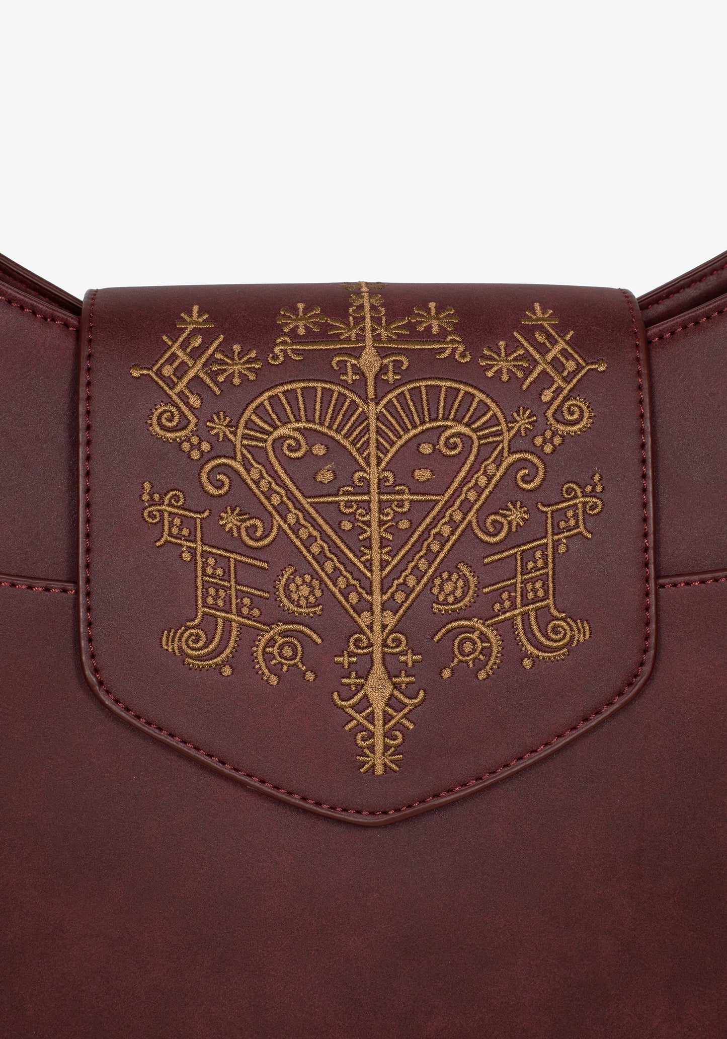 Neriene Embroidered Slouchy Shoulder Bag