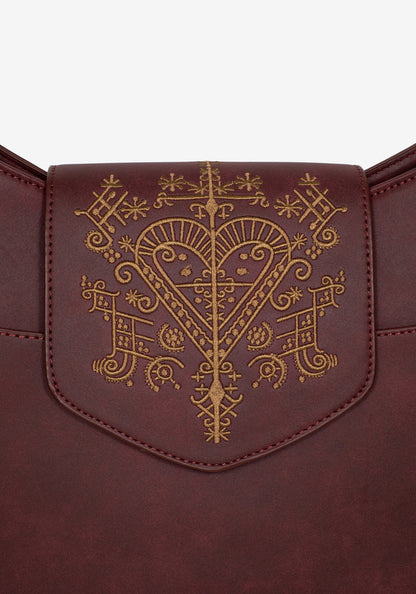 Neriene Embroidered Slouchy Shoulder Bag