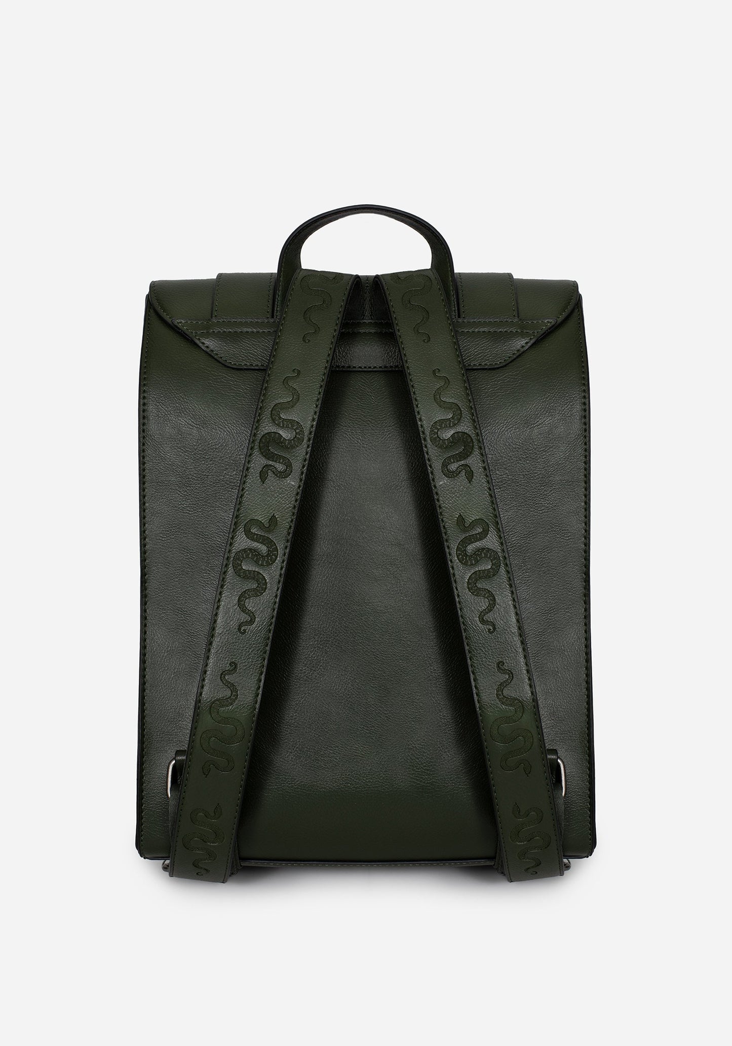 Mamba Snake Buckle Satchel Bag