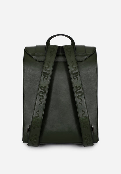 Mamba Snake Buckle Satchel Bag