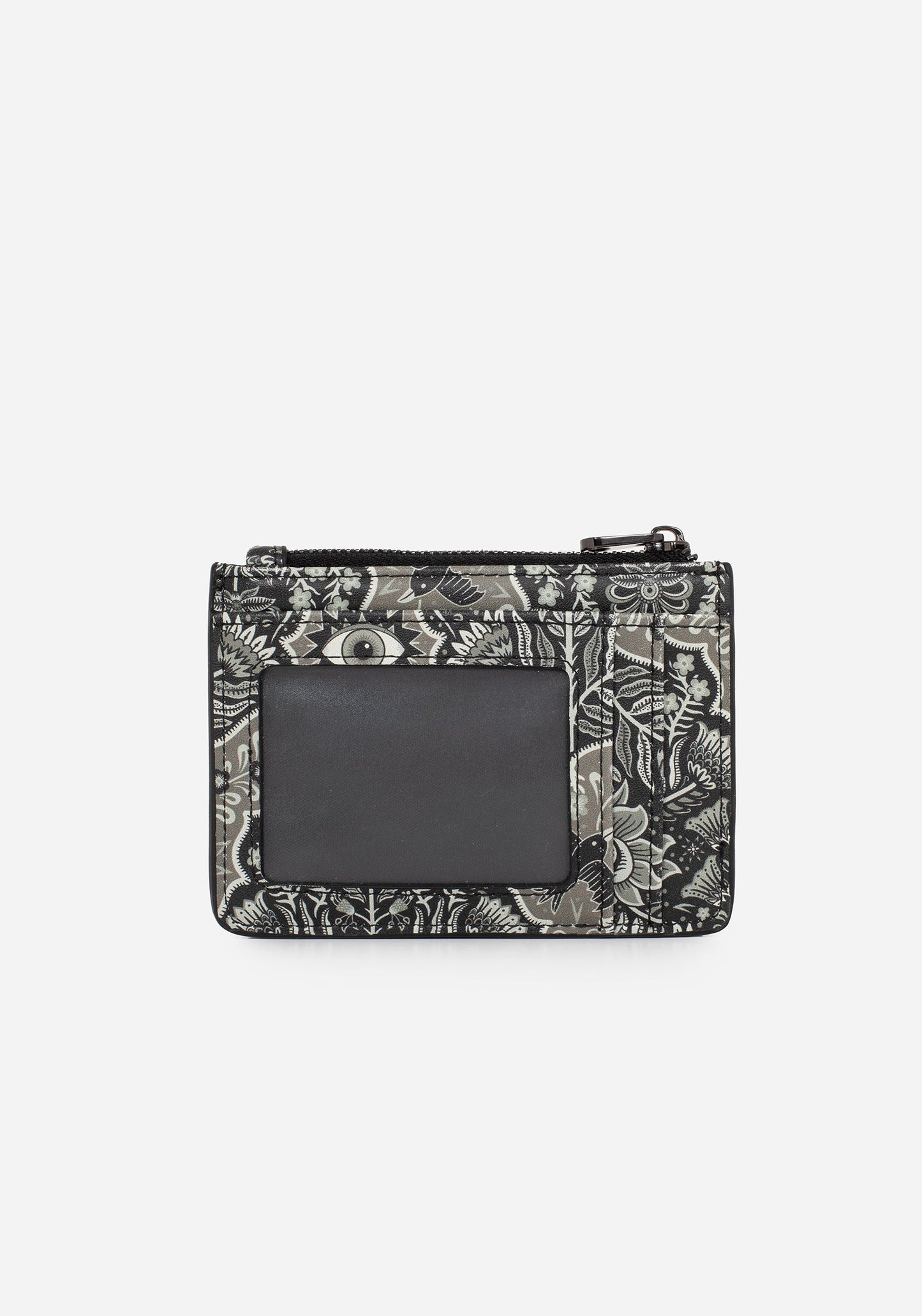Oculomancy Floral Damask Print Card Holder