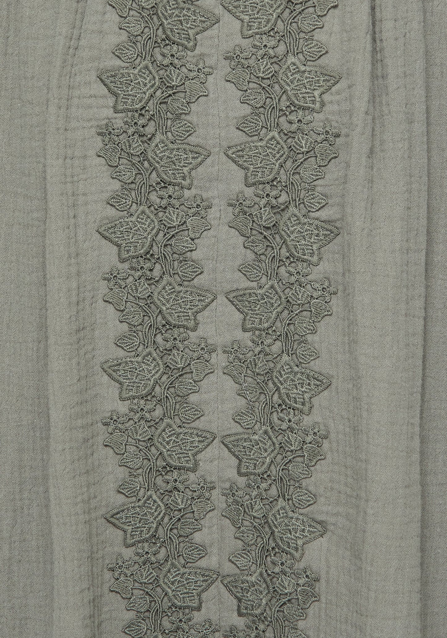 Alder Cotton Ivy Detail Midi Skirt