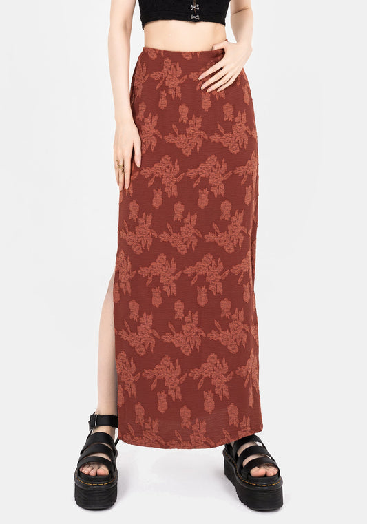 Prosperity Floral Maxi Slip Skirt