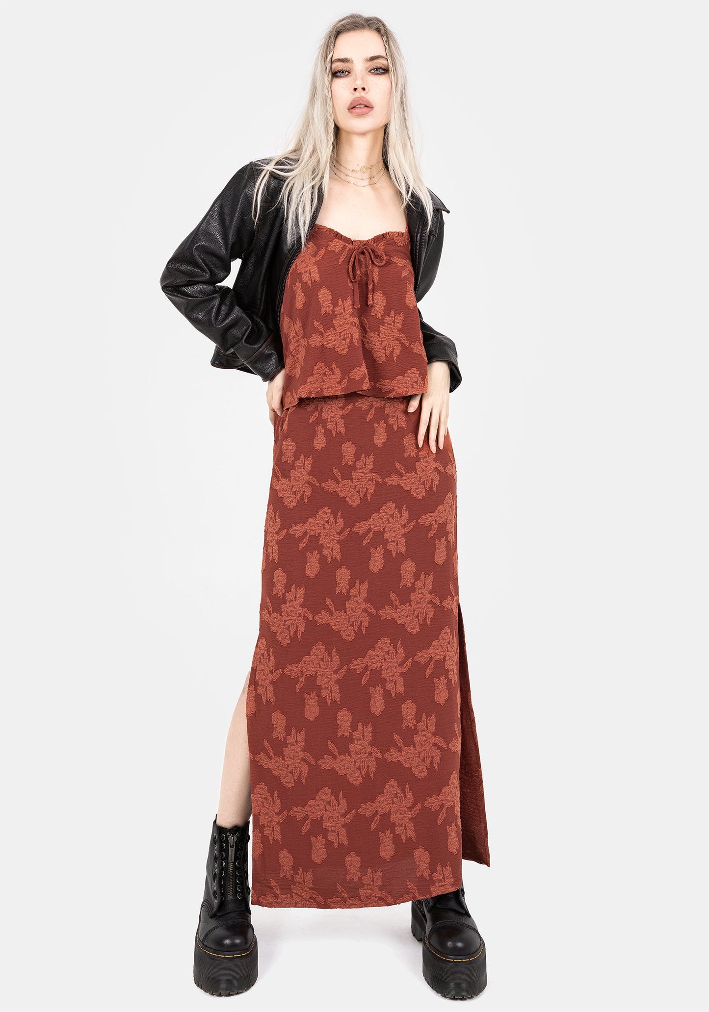 Prosperity Floral Frill Neck Cami Top