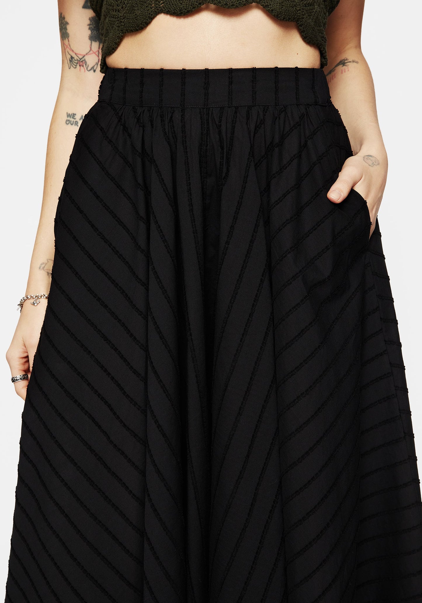 Blythe Handkerchief Hem Midaxi Skirt