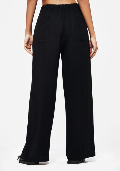 Merrymount Embroidered Wide Leg Trouser