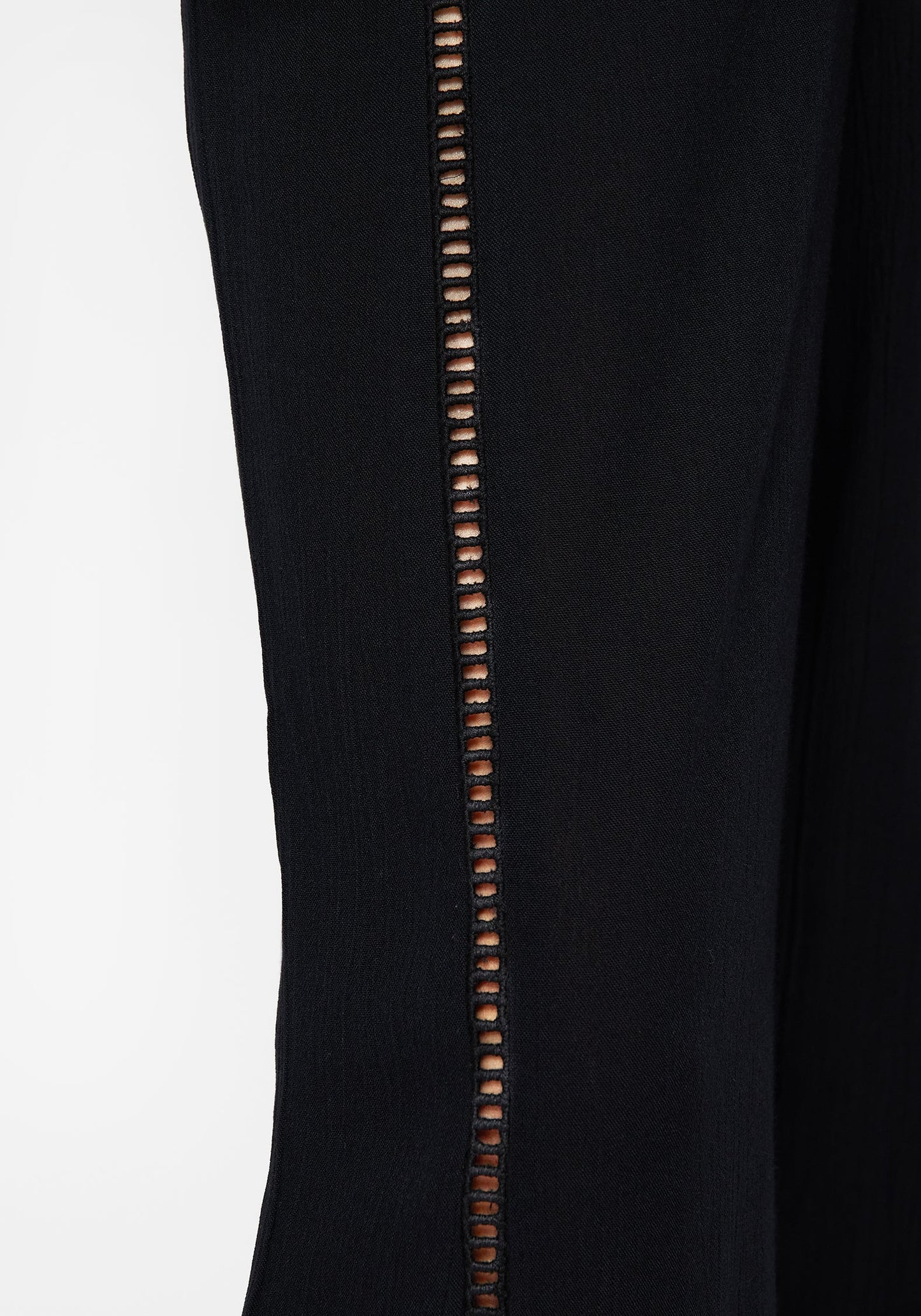 Blessing Lace Trim Wide Leg Trouser