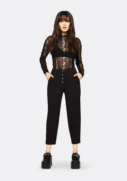 Venere Shaped Waistband Tapered Trouser