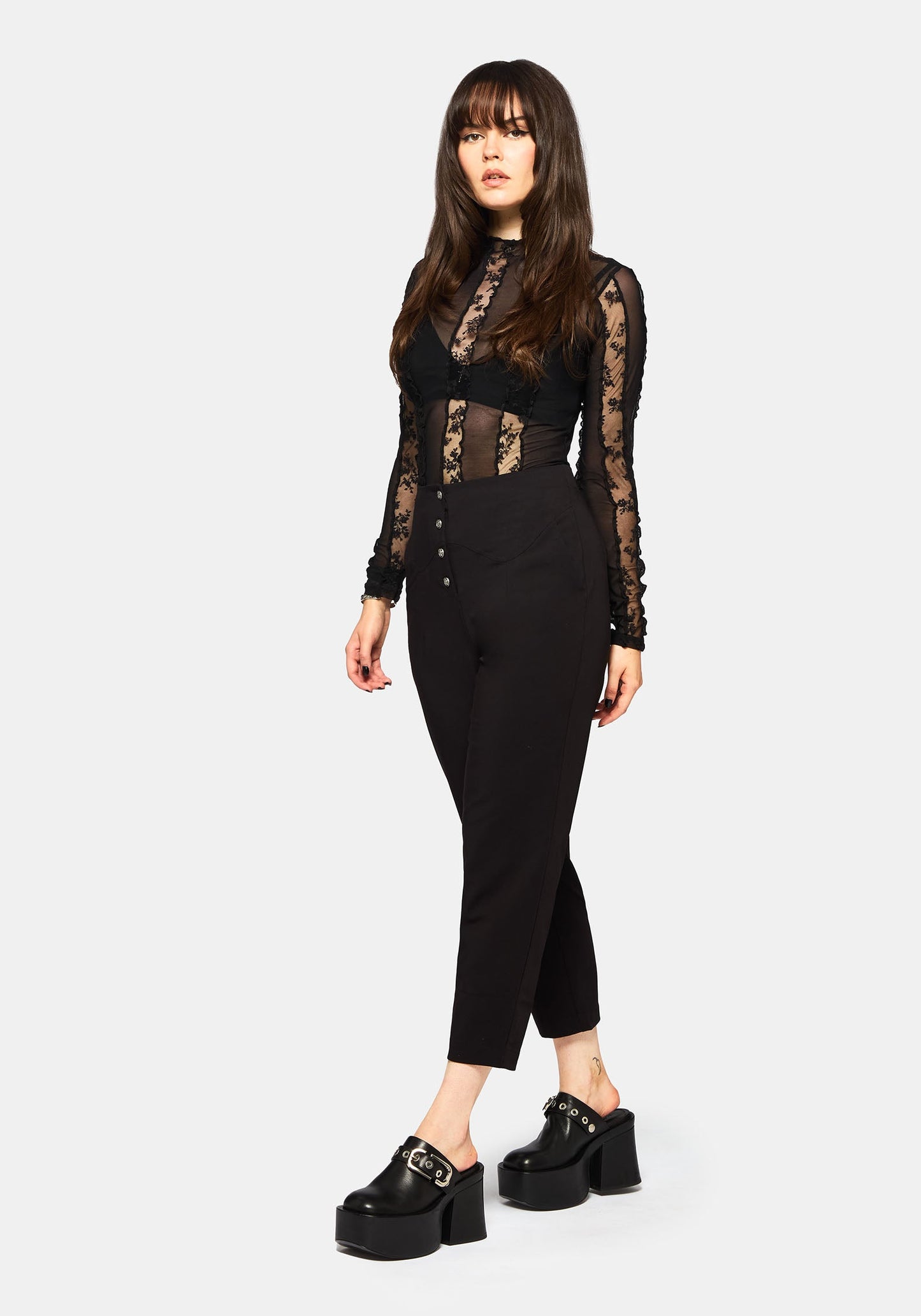 Venere Shaped Waistband Tapered Trouser