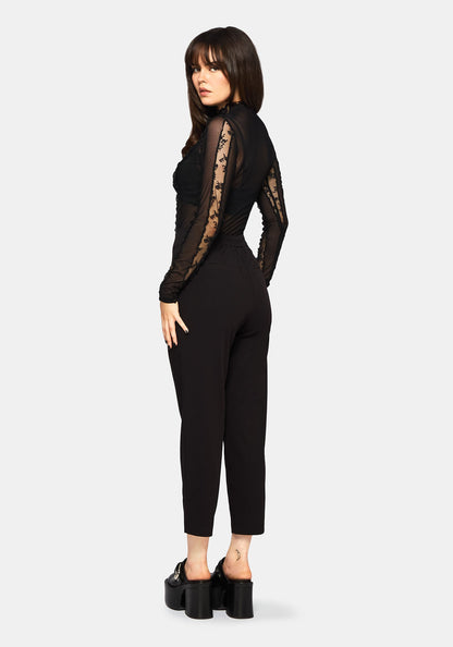 Venere Shaped Waistband Tapered Trouser