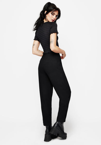 Chloris Embroidered Waist Balloon Trouser