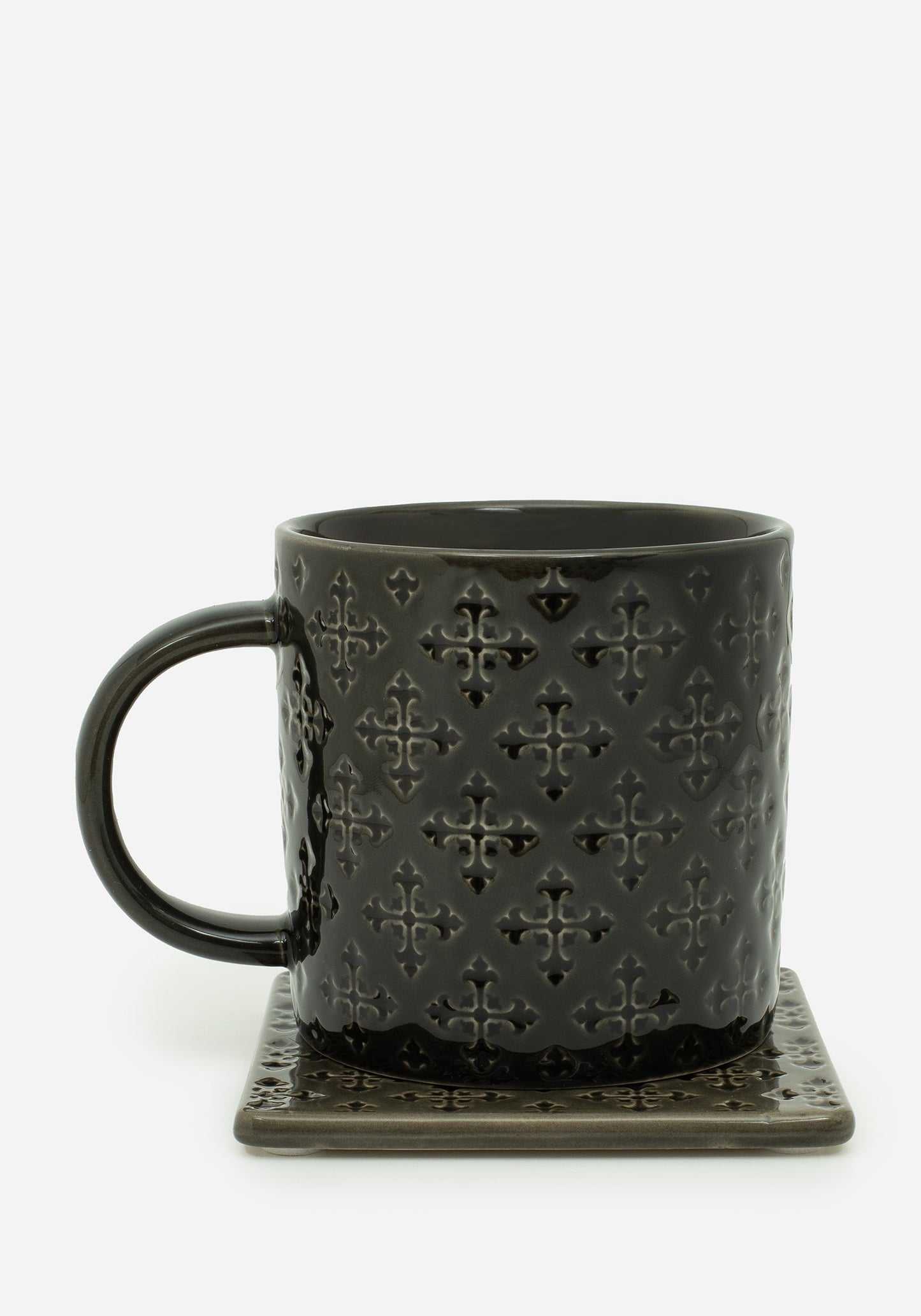 Crux Debossed Ombre Mug (4 Piece Set)