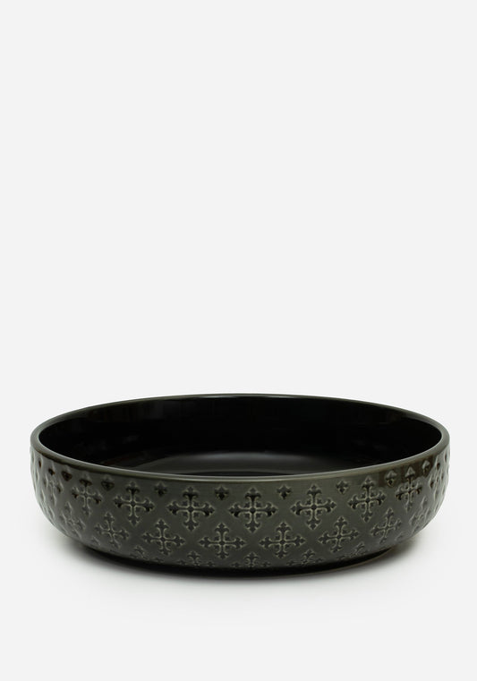 Crux Debossed Ombre Pasta Bowl (4 Piece Set)