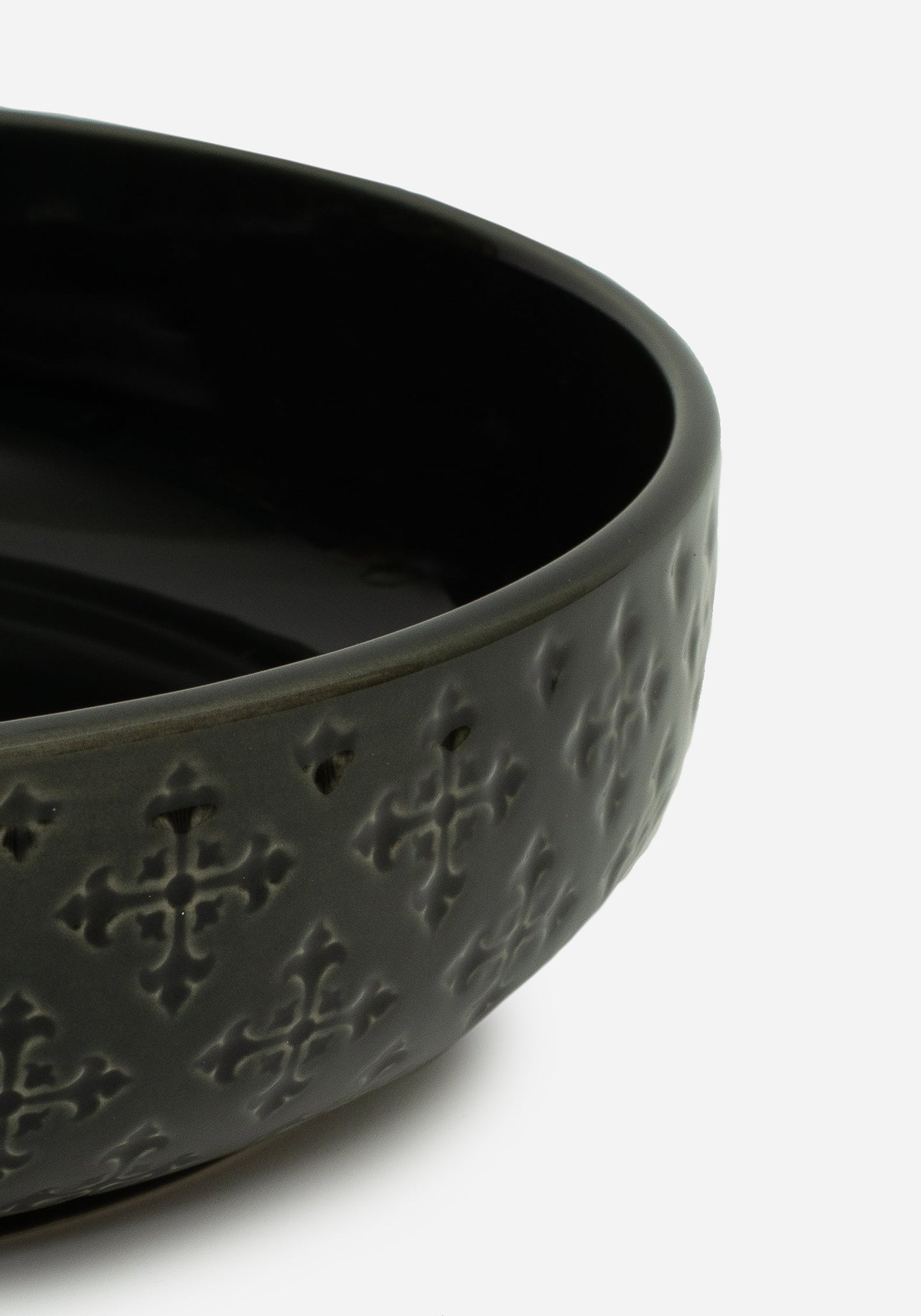 Crux Debossed Ombre Pasta Bowl (4 Piece Set)