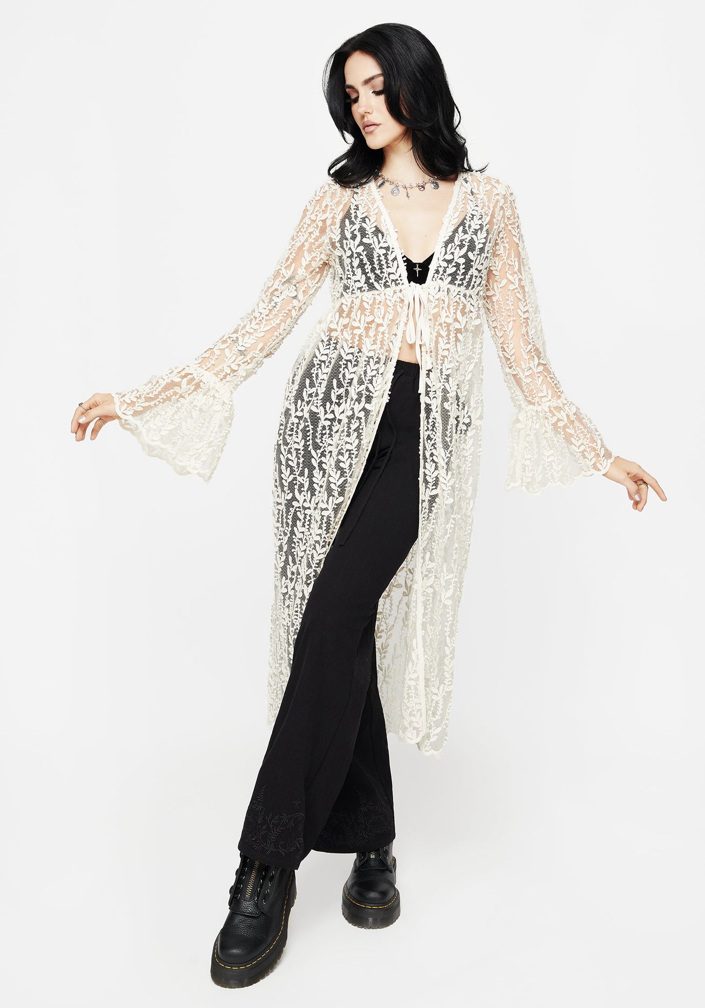 Evangeline Lace Kimono