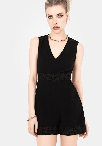 Alder Cotton Ivy Detail Playsuit