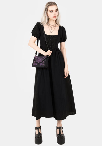 Alder Cotton Detail Midaxi Dress