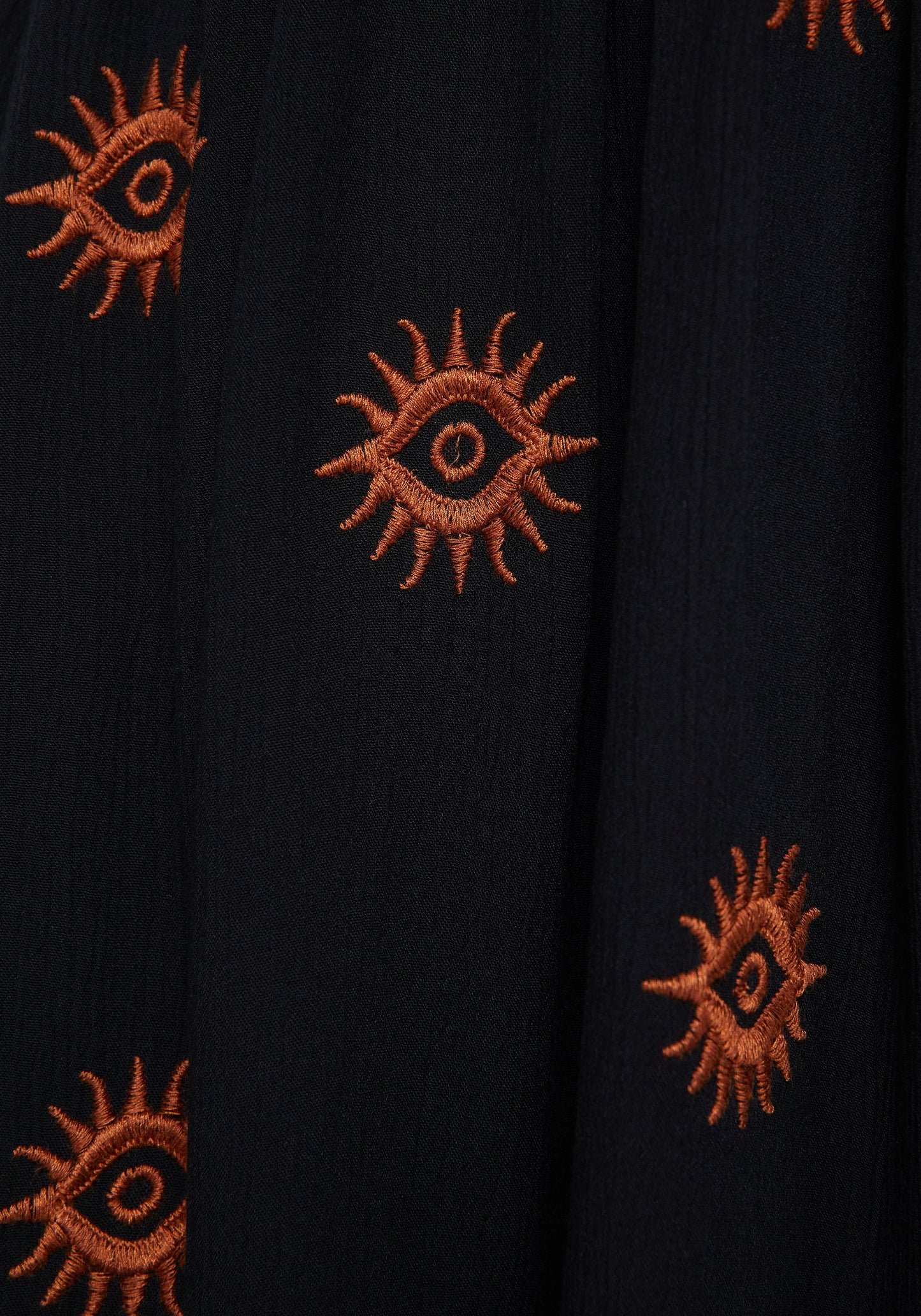 Solstice Embroidered Smock Mini Dress