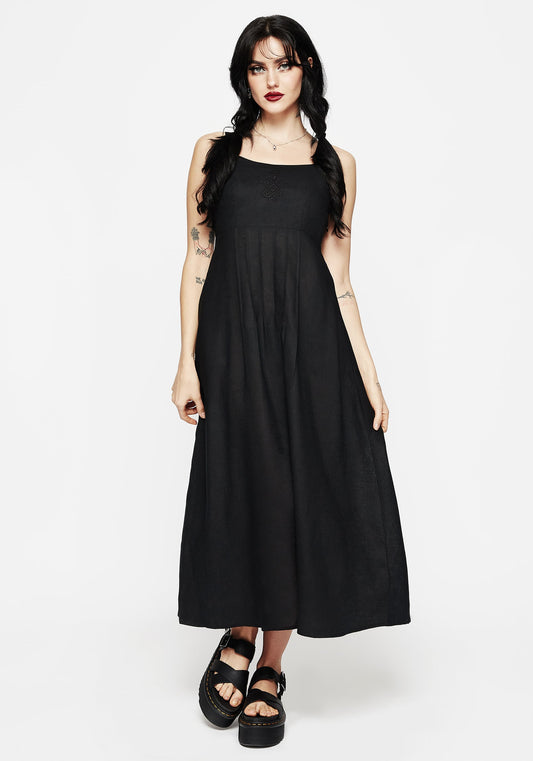 Merrymount Embroidered Midaxi Dress