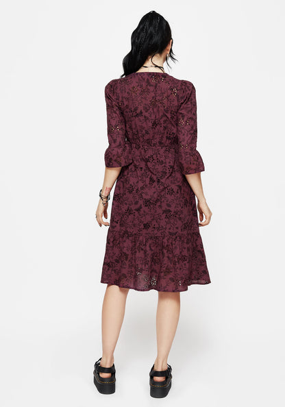 Morgana Cotton Broderie Overdress