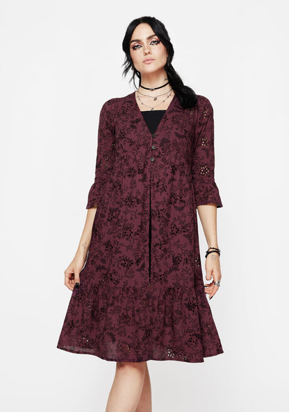 Morgana Cotton Broderie Overdress