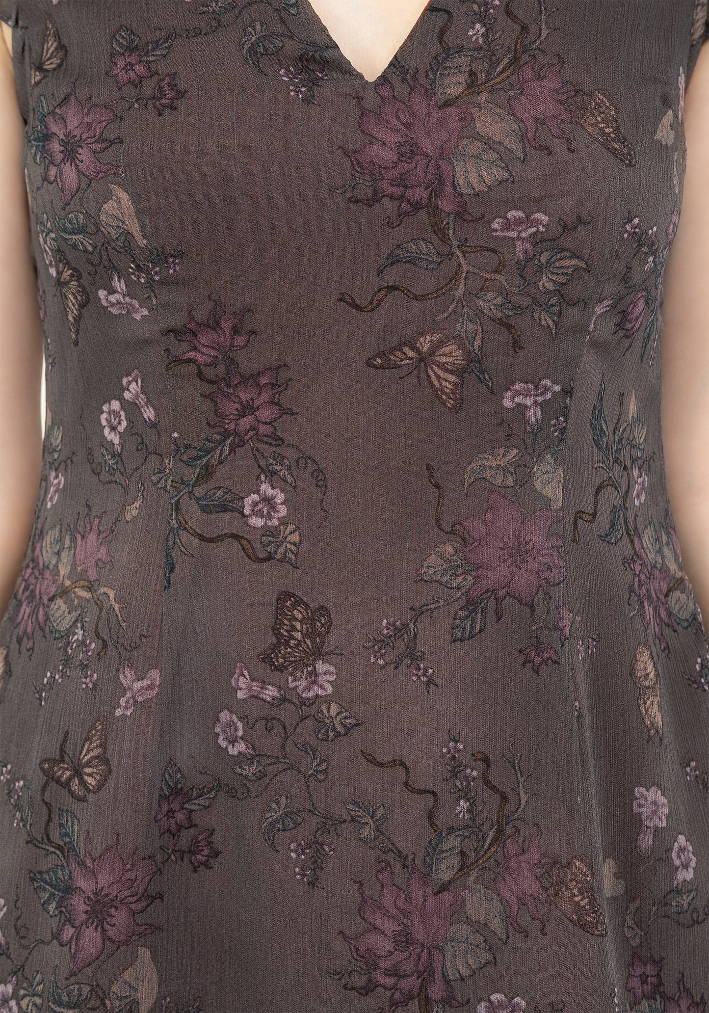 Arnora Chiffon Ruffle Detail Mini Dress