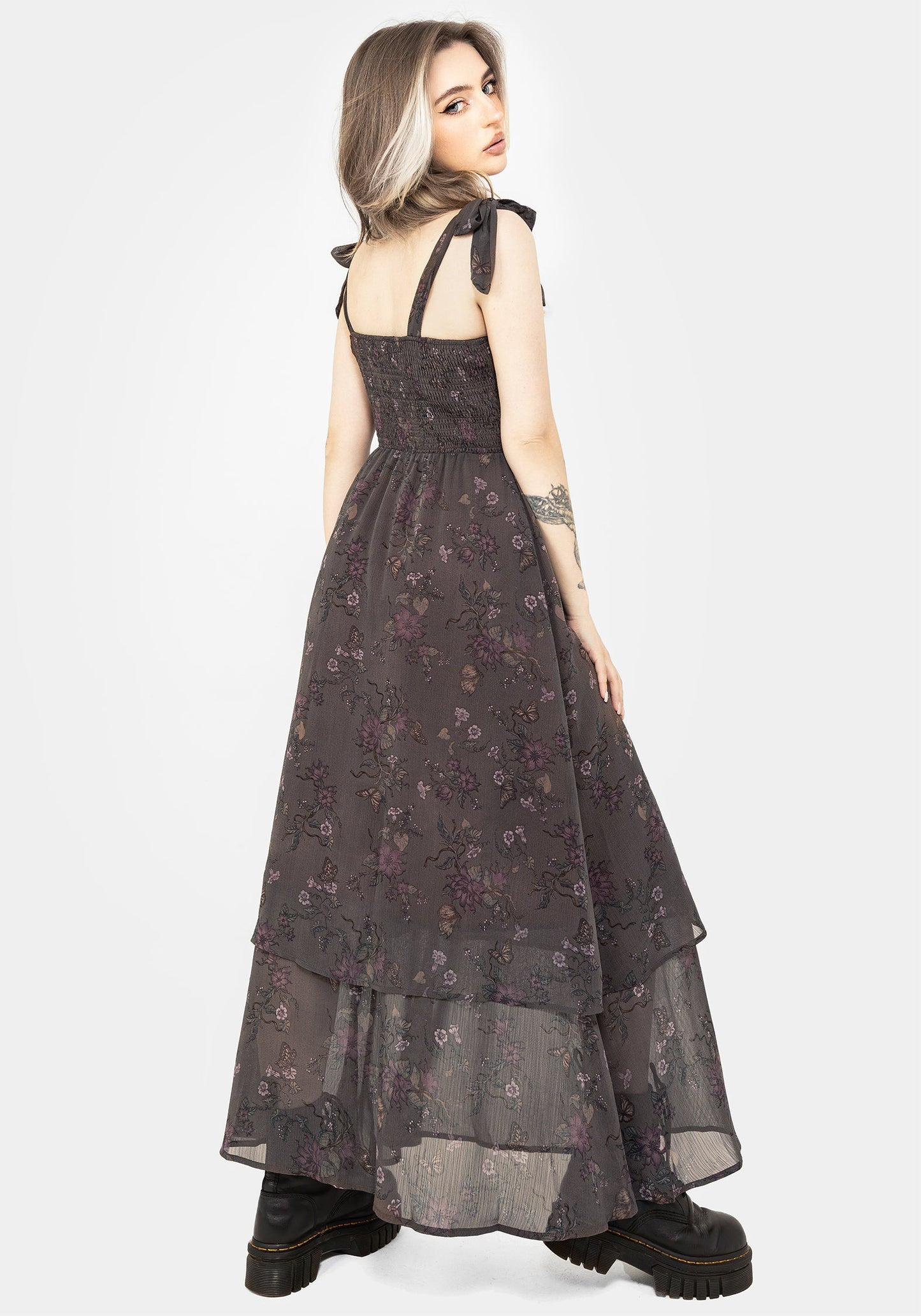 Arnora Cami Tiered Shirred Bodice Maxi Dress