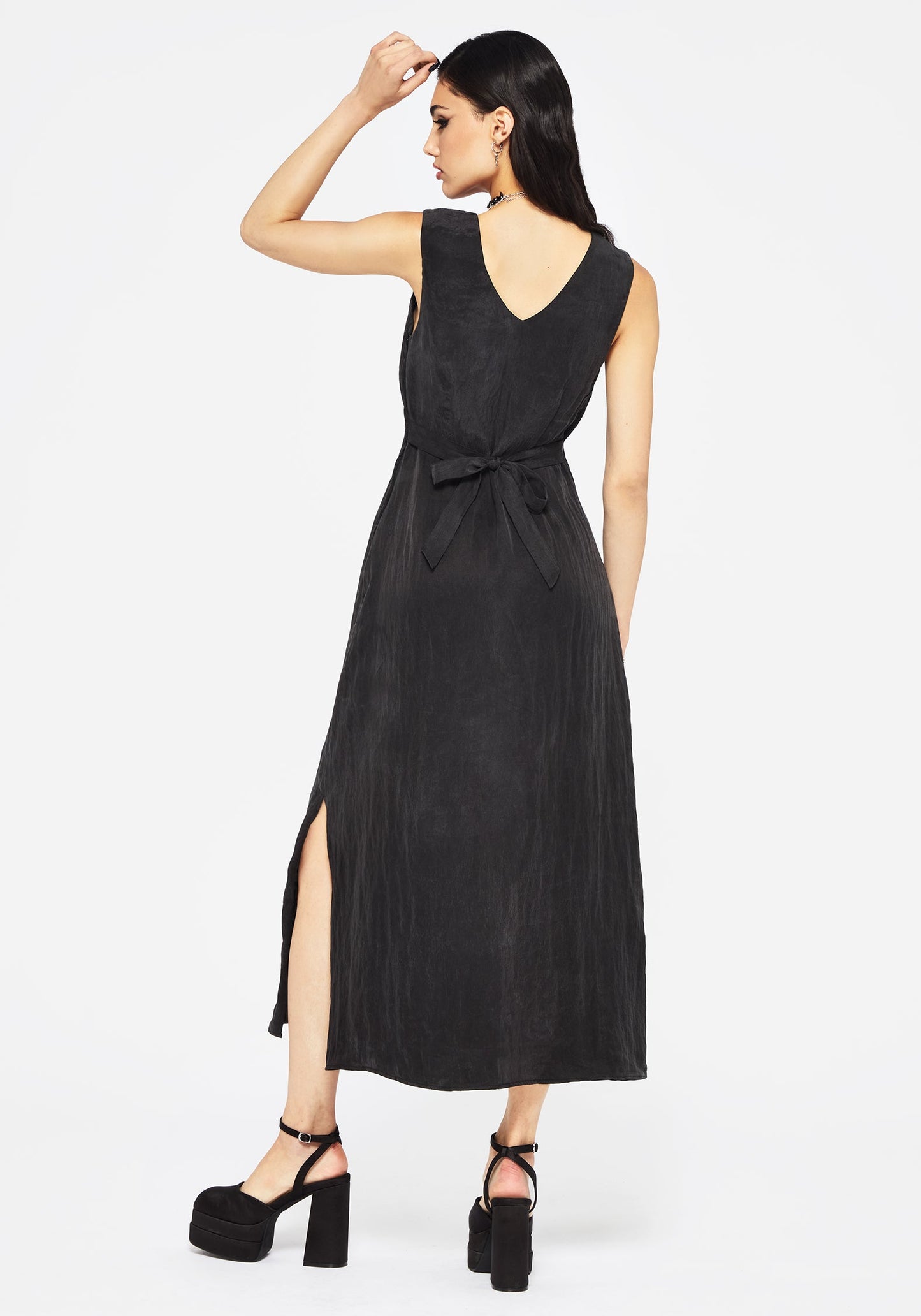 Maeve Lyocell Blend Floral Embroidered Cami Maxi Dress